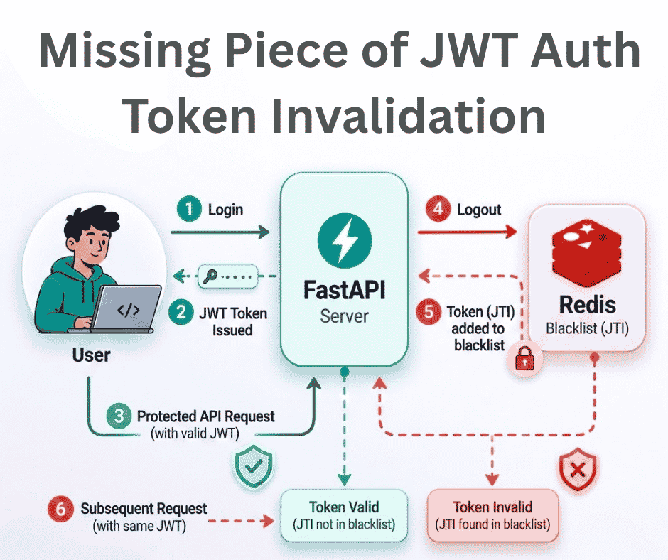 The Missing Piece of JWT Auth: Implementing Token Invalidation in FastAPI